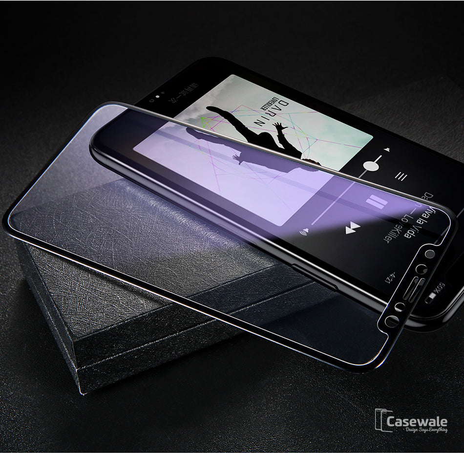 iPhone X 3D Tempered 0.3mm Ultra Thin 9H Full Screen Coverage Glass