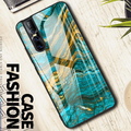 Luxury Artistic Marble Protective Glass Case ( SALE )