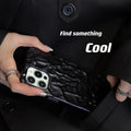 iPhone 14 Series Luxury Crush Paper Pattern Case