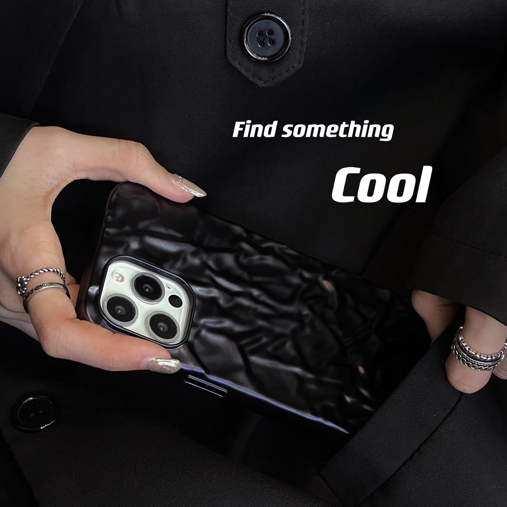 iPhone 14 Series Luxury Crush Paper Pattern Case