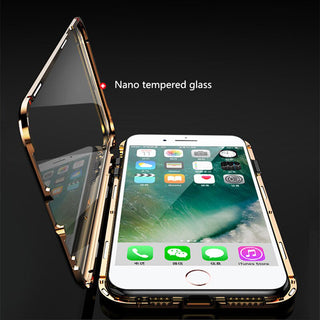 Luxury Double Glass 2nd Edition Magnetic Glass Case for iPhone 6, 7, 8