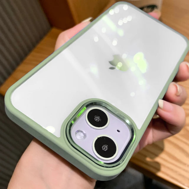 iPhone 13 Series Metal Camera Colored Ring Protection Case