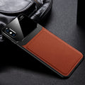 Leather Lens Luxury Card Holder Case for iPhone XR
