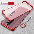 Luxury Frameless Semi Transparent Ring Finger Case for Redmi Note 8 / Note 8 Pro