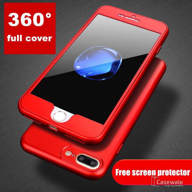 360 Protection Ultra-thin Soft TPU Silicone Case for iPhone