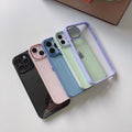 iPhone 13 Series Metal Camera Colored Ring Protection Case