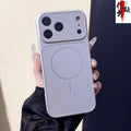Luxury AG Nano Frosted Magsafe Lens Protection Case for iPhone 17 Series