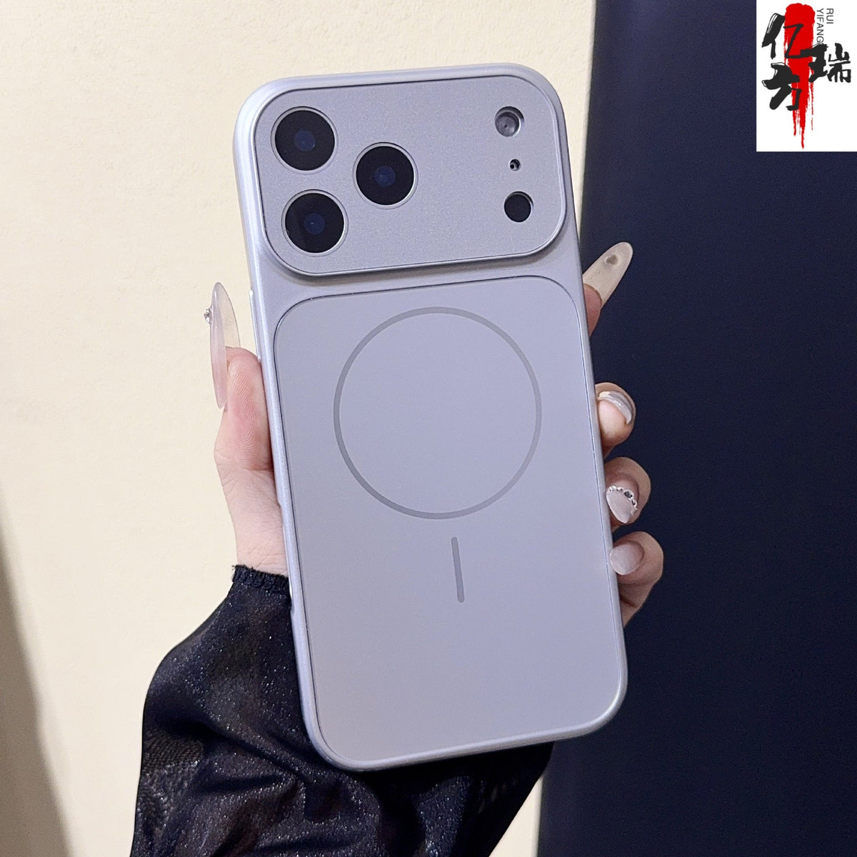Luxury AG Nano Frosted Magsafe Lens Protection Case for iPhone 17 Series