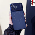 Luxury AG Nano Frosted Magsafe Lens Protection Case for iPhone 17 Series