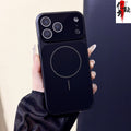 Luxury AG Nano Frosted Magsafe Lens Protection Case for iPhone 17 Series