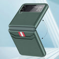 Galaxy Z Flip3 PU Leather Card Slot Wallet Case