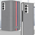 Galaxy Z Fold 2 Colored Strap Leather Protective Case
