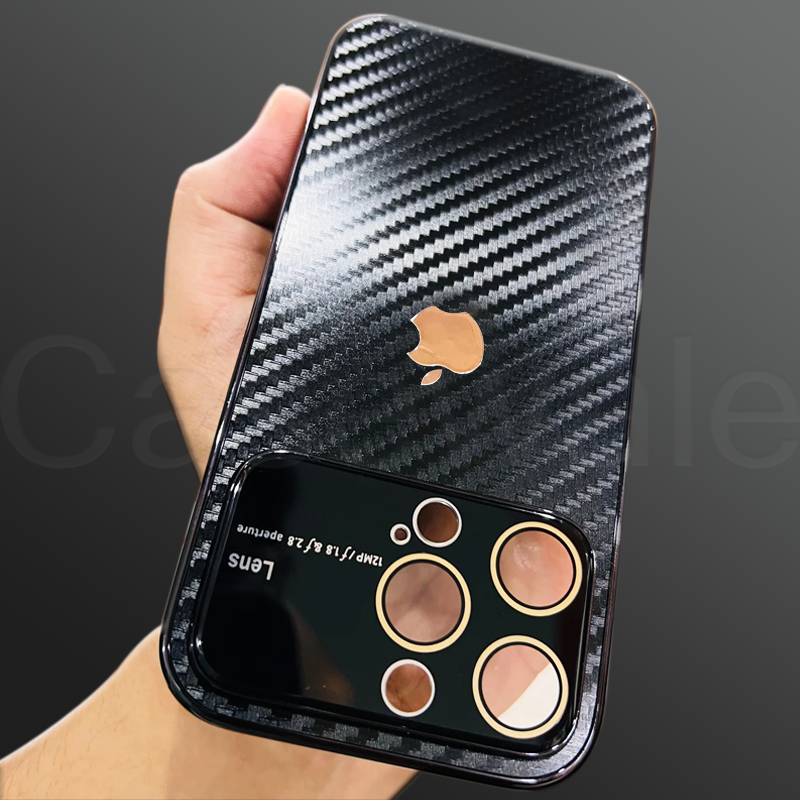 iPhone 12 Series Lens Edition Carbon Fiber Phone Case