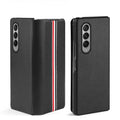 Galaxy Z Fold 3 Luxury Leather Foldable Flip Case