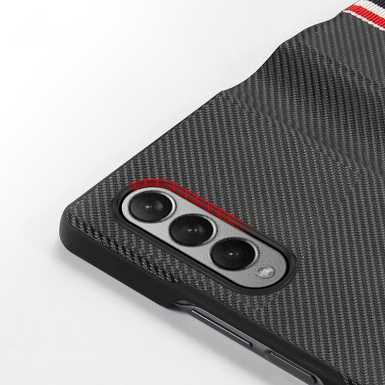 Galaxy Z Fold 3 Luxury Leather Foldable Flip Case