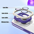 iPhone 14 Series Luxury Transparent Hard Acrylic Glass Camera Protection Case