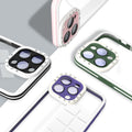 iPhone 14 Series Luxury Transparent Hard Acrylic Glass Camera Protection Case