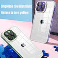 iPhone 14 Series Luxury Transparent Hard Acrylic Glass Camera Protection Case
