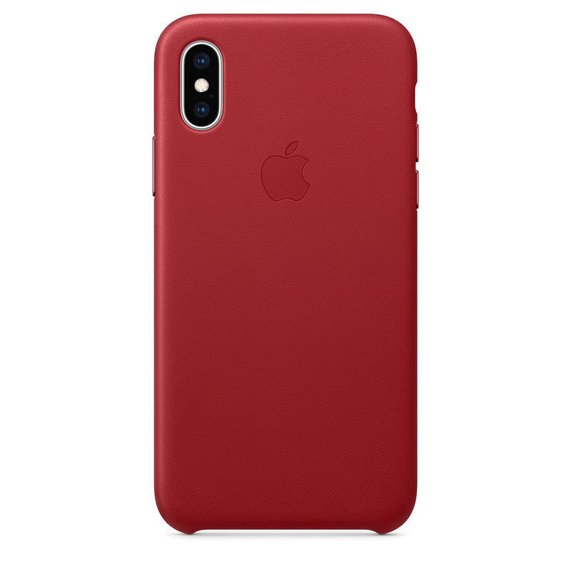 Leather Case for iPhone X Series- Red