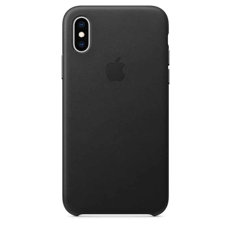 Leather Case for iPhone X Series- Black