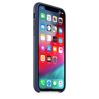 Leather Case for iPhone X Series- Midnight Blue