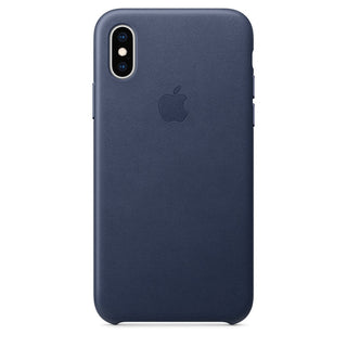 Leather Case for iPhone X Series- Midnight Blue