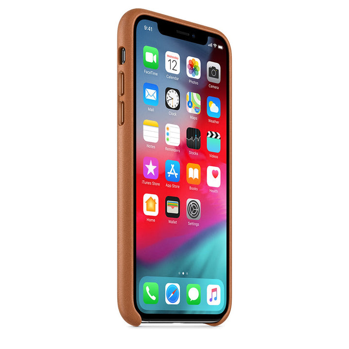 Leather Case for iPhone X Series- Saddle Brown
