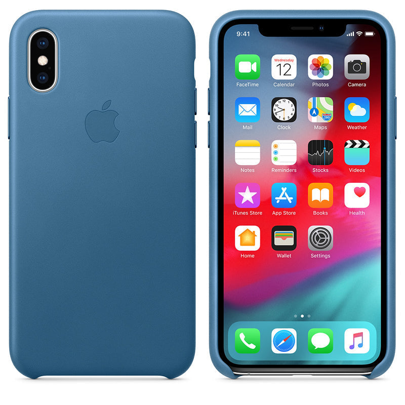 Leather Case for iPhone X Series- Cape Cod Blue