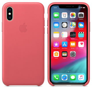 Leather Case for iPhone X Series- Pink