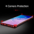 IQS Design Soft Leather Texture Case with Magnetic Car Vent for Galaxy Note 10 Series