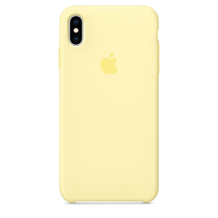 Silicone Case for iPhone X Series- Mellow Yellow