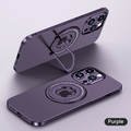 iPhone 14 Series Magnetic Metal Stand Shockproof Case