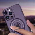 iPhone 14 Series Magnetic Metal Stand Shockproof Case