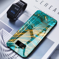 Luxury Artistic Marble Protective Glass Case ( SALE )