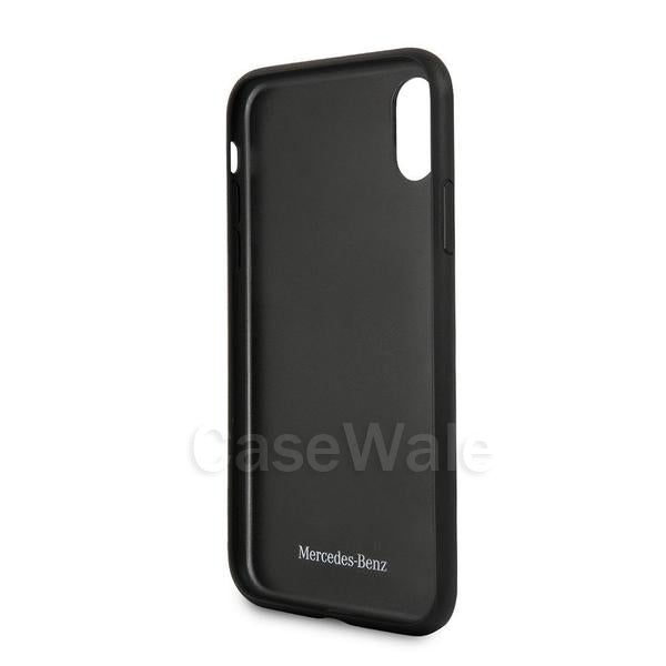 Mercedes Benz ORGANIC I Genuine Leather Hard Case for iPhone XS