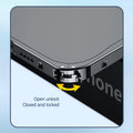iPhone 13 Series Frosted Metal Lock Frame Camera Protection Case
