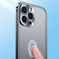iPhone 13 Series Frosted Metal Lock Frame Camera Protection Case