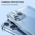 iPhone 13 Series Metal Frame Transparent Matte Case