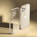 iPhone 13 Series Metal Frame Transparent Matte Case