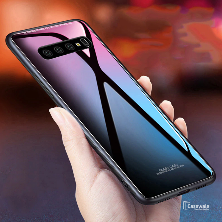 Smooth Tempered Glass Case for Galaxy S10/ S10 Plus