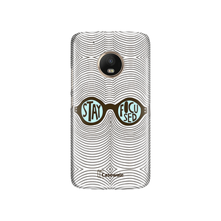 Stay Focused Printed Cover for Moto G5 Plus