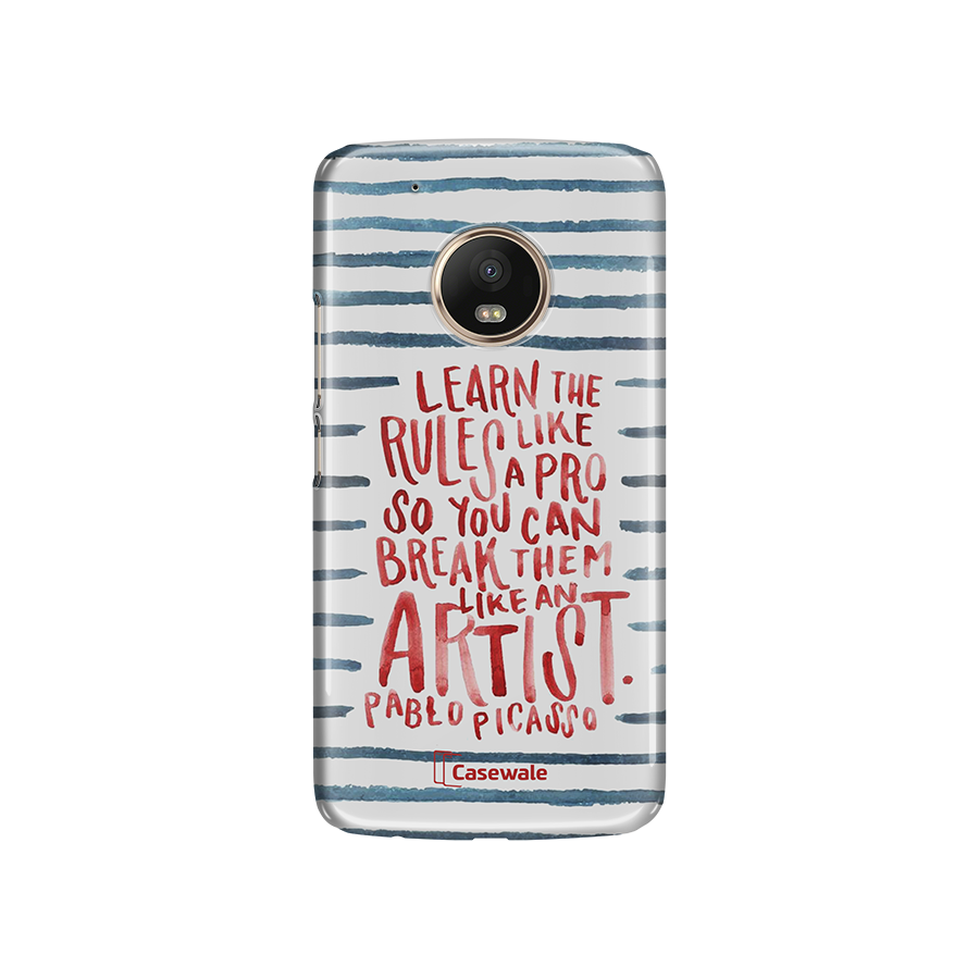 Picasso Effect Printed Cover for Moto G5 Plus