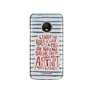 Picasso Effect Printed Cover for Moto G5 Plus