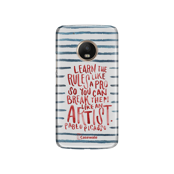 Picasso Effect Printed Cover for Moto G5 Plus