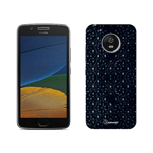 Multi Stars Printed Cover for Moto G5 Plus