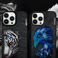 iPhone 13 Series Nimmy 3D Embroidered Leather Case