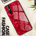 Luxury Marble Pattern Tempered Glass Case for Vivo V15 Pro