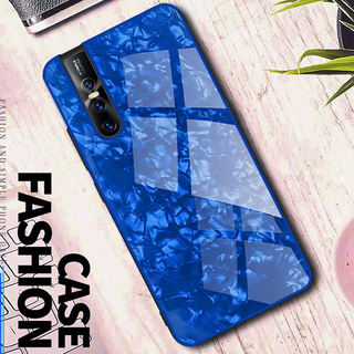 Luxury Marble Pattern Tempered Glass Case for Vivo V15 Pro