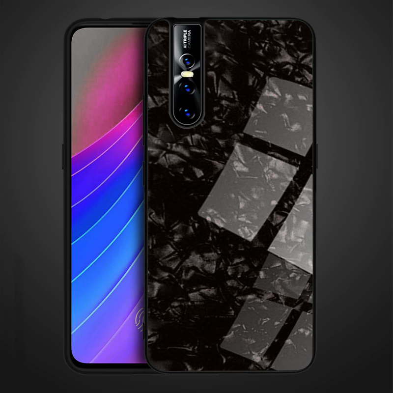 Luxury Marble Pattern Tempered Glass Case for Vivo V15 Pro