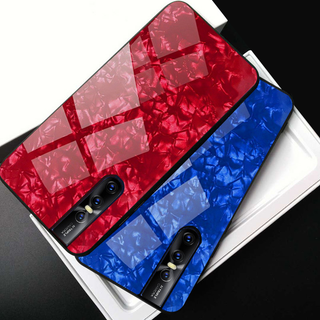 Luxury Marble Pattern Tempered Glass Case for Vivo V15 Pro